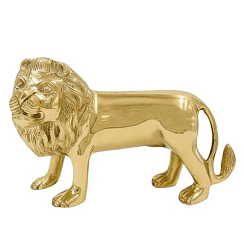 Brass Lion Statue